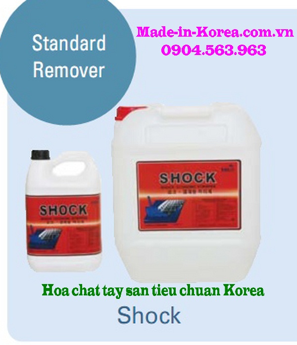 Hóa chất tẩy sàn tiêu chuẩn Korea Shock